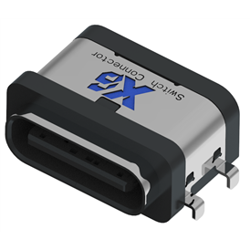 XB-TYPE C 3P sink plate waterproof base type B (with steel sheet) (4-pin plug board of foot protection housing, terminal SMT)